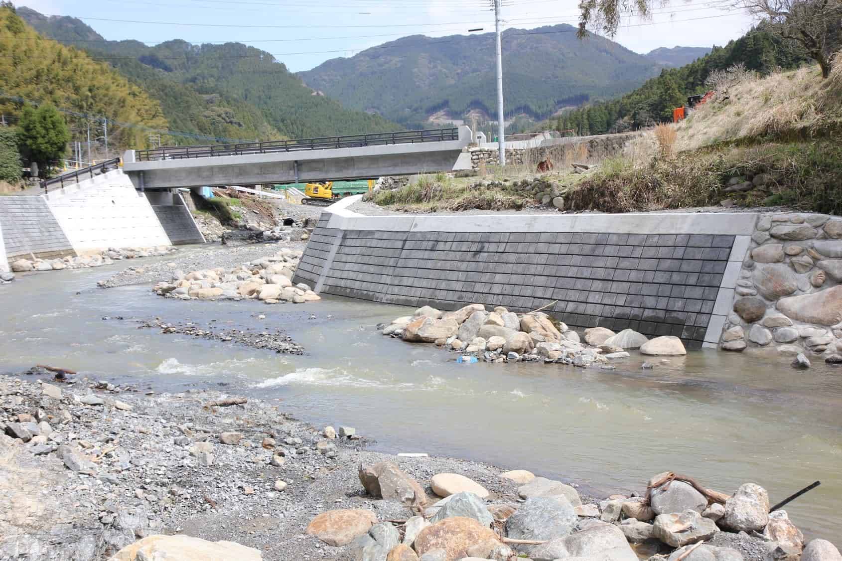 佐田川河川災害復旧工事